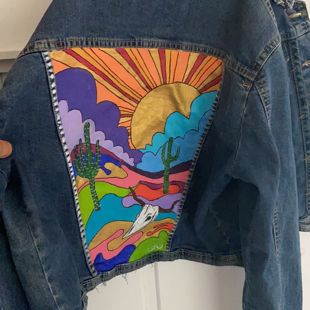 Hand Painted Jean Jacket